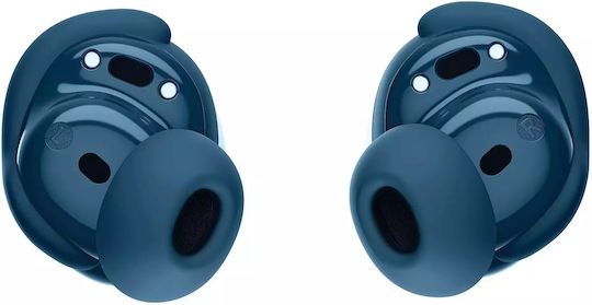 Bose QuietComfort In ear Bluetooth хендсфри Слушалки с Устойчивост на Пот и Кутийка за Зареждане Син