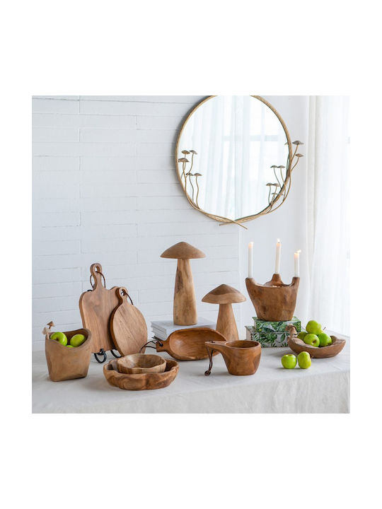 Artekko Decorative Mushroom made of Wooden 22x22x30cm 1pcs