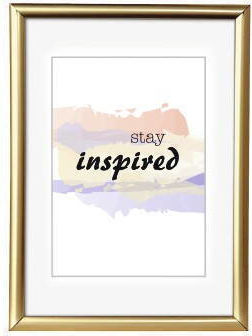 HAMA Madrid Frame Wooden with Gold Frame
