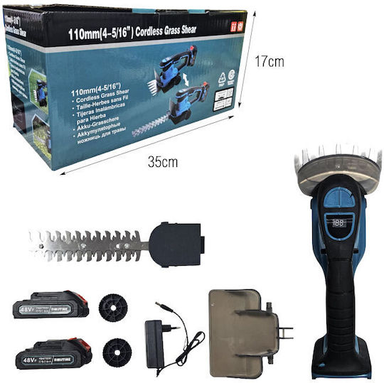 Cordless Grass Shrub Shear 110mm Battery Cordless Grass Shear 013203