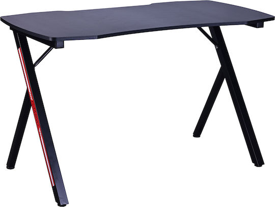 Γραφείο Υπολογιστή Titan 120x60x73εκ. Μαύρο
