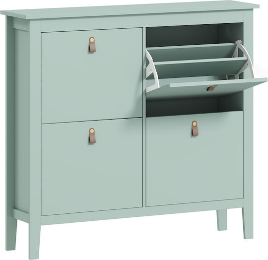 Holz Schuhschrank 105x24x95.5cm