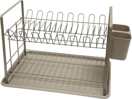 Ankor Στραγγιστήρι Νεροχύτη Μεταλλικό Καφέ 48x32x29cm