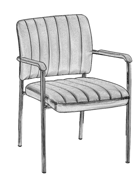 Sessel Denim mit Armlehnen in Schwarz Farbe 57x60x83cm 1Stück