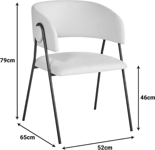 Rachele Столички Трапезария Бежов 1бр 52x65x79бр