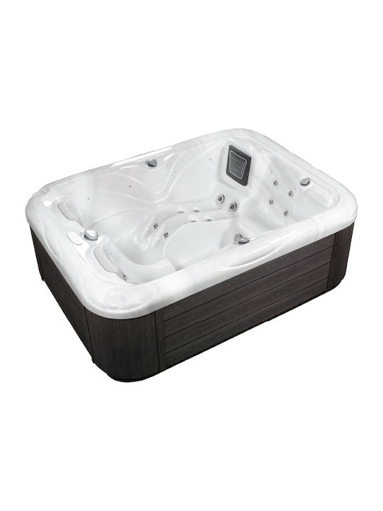Wellis Acrylic Bathtub with Hydromassage 213x160cm