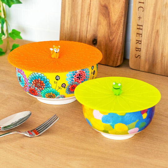 Pylones Food Cover Plate/Bowl Bienauchaud Bienaufroid XXL Frog