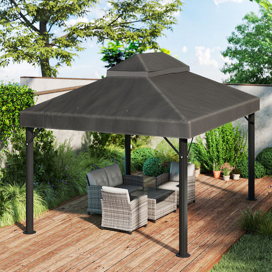 Outsunny Pavillonabdeckung Gray 4x3m