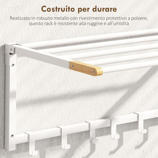 HomCom με Βίδες ​60x32.5cm Λευκό
