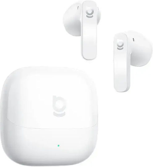 Baseus Bass BS1 NC In-ear Bluetooth Handsfree Earphones with Sweat Resistance and Charging Case White