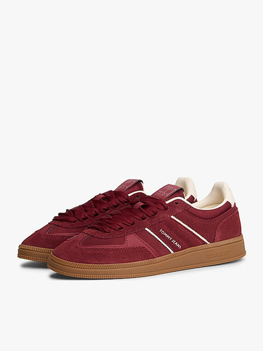 Tommy Hilfiger Adidași Burgundy
