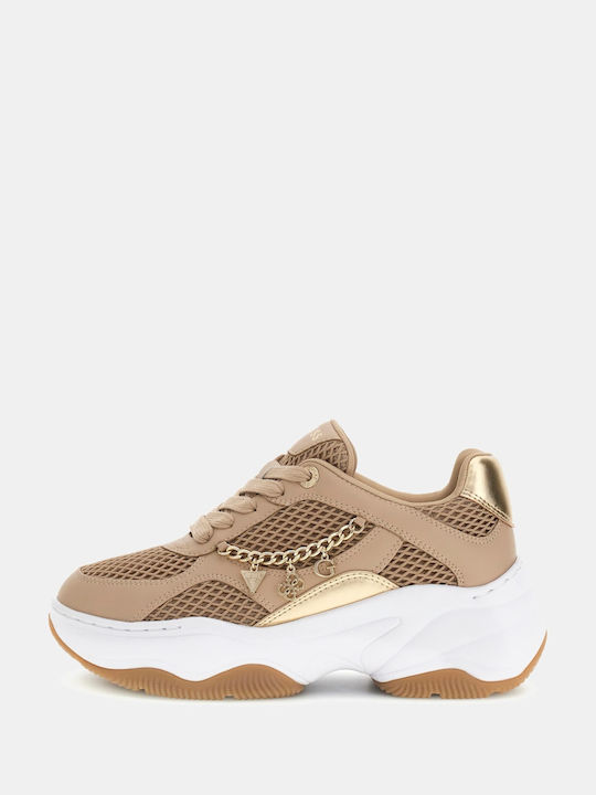 Guess Sneakers Μπέζ