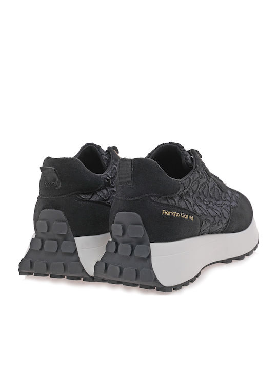 Sneakers Black Suede