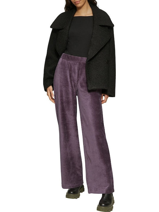 Damen Stoff Hose Purple