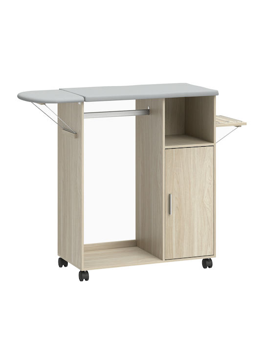 HomCom Σιδερώστρα για Σίδερο Ατμού Σπαστή 127x42.5x99cm