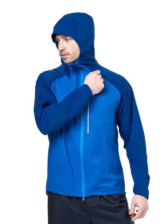 Jacke Wasserdicht und Winddicht Ocean/electric Blue Μπλε