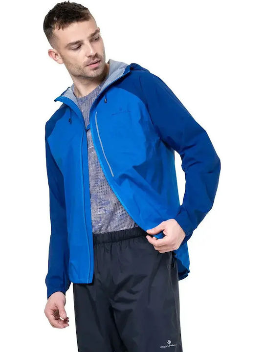 Jacke Wasserdicht und Winddicht Ocean/electric Blue Μπλε
