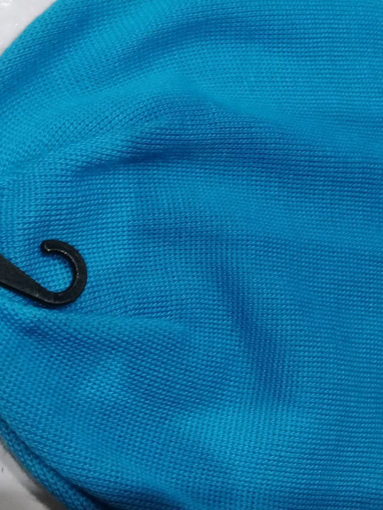 Beanie Unisex Σκούφος Πλεκτός σε Μπλε χρώμα