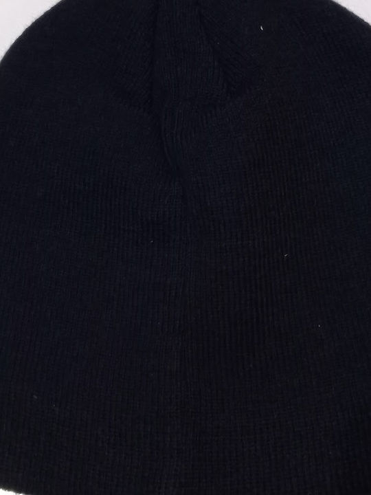 Beanie Unisex Beanie Knitted in Navy Blue color