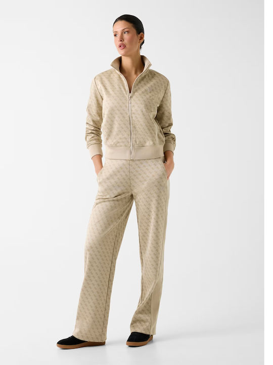 Jogginghose Ausgestellt Beige