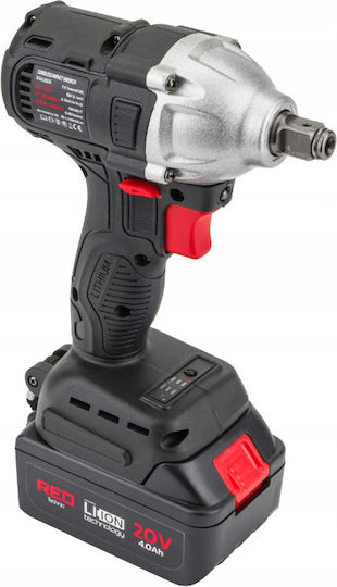 Red Technic RTAKU0026 Безчетков Ударен гайковерт с Приемник 1/2"
