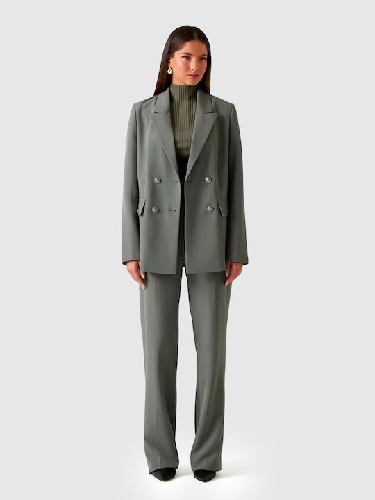 Guess Long Women's Blazer Olive