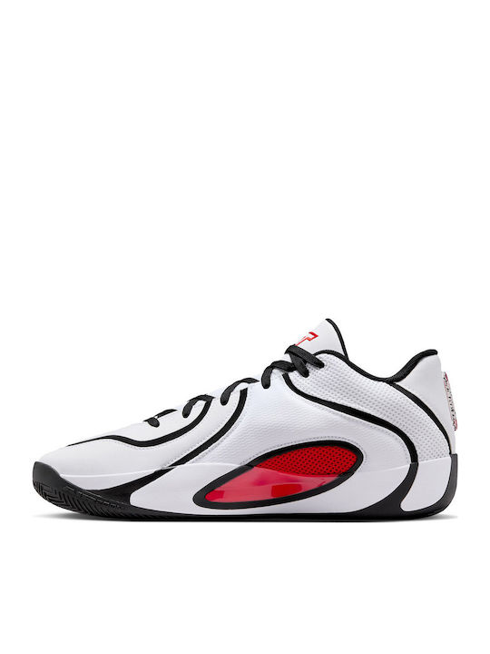 Tatum 4 Basketball Shoes White / University Red / Black