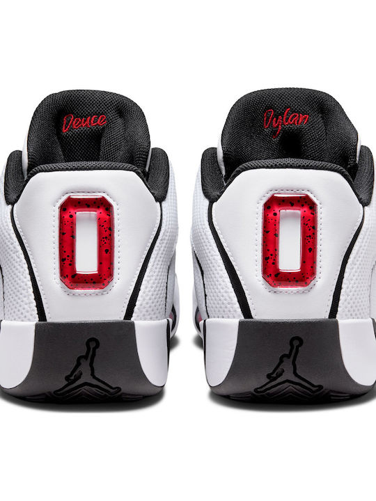 Tatum 4 Basketball Shoes White / University Red / Black