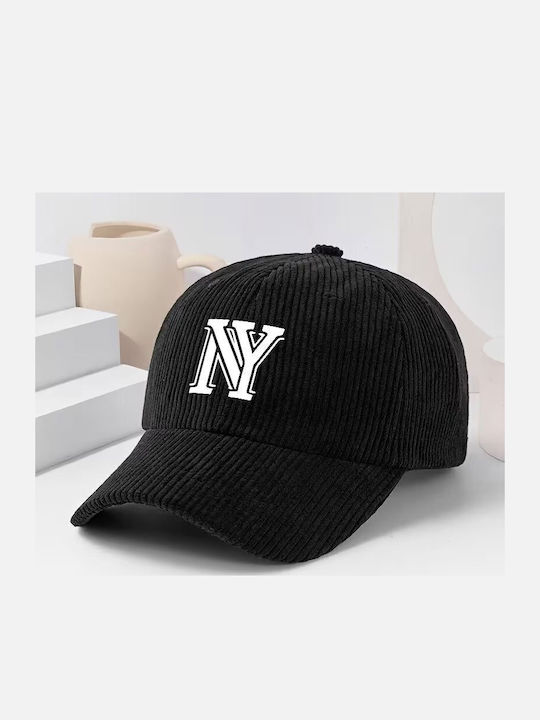 Luciano Faketti Unisex Baseball Cap Corduroy Type Letter Ny A Stylish Thick Cap Men Women Spring Autumn
