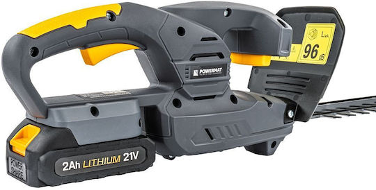 Powermat Foarfecă de gard viu Baterie 21V cu Lungimea Lamei 45cm