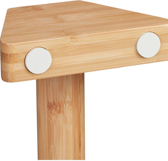 Push-up Handles Set 4 Pieces 2 Large & 2 Small Bamboo Anti-slip Base Natural 10049893
