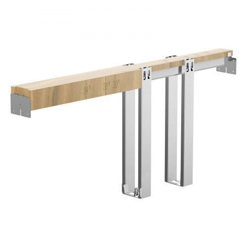 Vevor Sliding Door Mechanism 203.2cm Brown