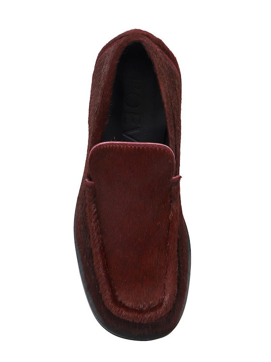Γυναικεία Loafers σε Μπορντό Χρώμα