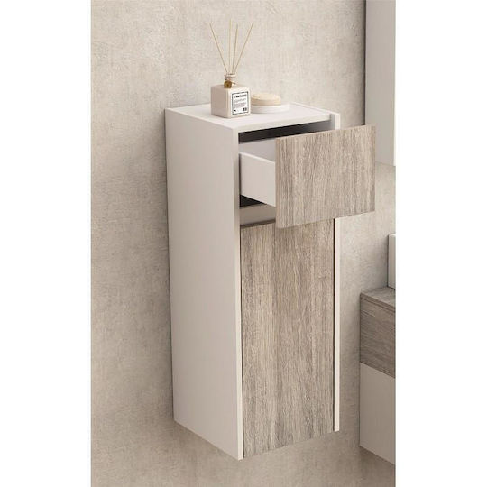 Inter Ceramic Coloană Baie de Perete M30xA30xÎ80cm Maro