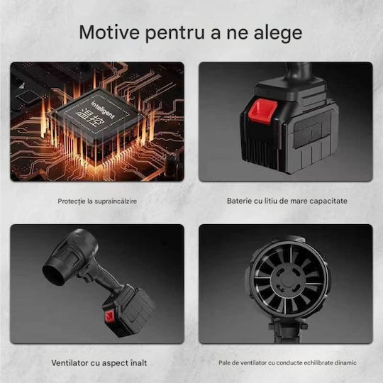 Φυσητήρας Χειρός 21V με 2 Μπαταρίες