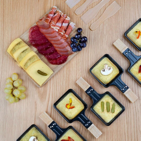 HKoenig Tabletop Grătar Electric Raclette 1400W Grătare electrice cu Termostat Reglabil
