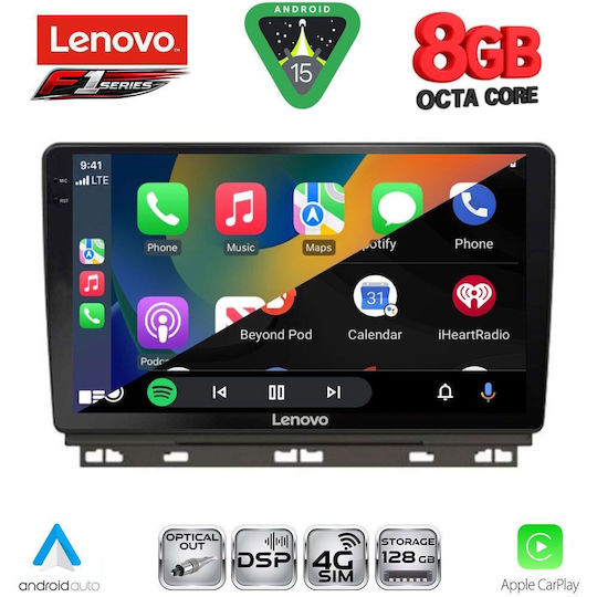 Lenovo Car Audio System for Renault Clio / Captur 2019 with Touch Screen 9" Bluetooth USB WiFi GPS Apple CarPlay Android Auto