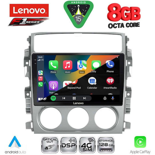 Lenovo Car Audio System for Suzuki Liana 2001-2007 (Bluetooth/USB/WiFi/GPS/Apple-Carplay/Android-Auto) with Touch Screen 9"