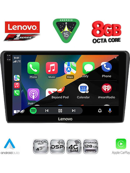 Lenovo Car Audio System for Toyota Avensis 2003-2009 (Bluetooth/USB/WiFi/GPS/Apple-Carplay/Android-Auto) with Touch Screen 9"
