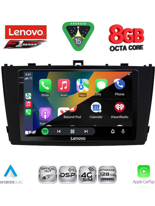 Lenovo Car Audio System for Toyota Avensis 2009-2015 (Bluetooth/USB/WiFi/GPS/Apple-Carplay/Android-Auto) with Touch Screen 9"