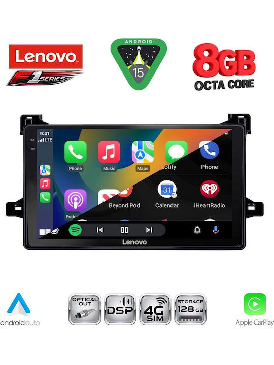 Lenovo Car Audio System for Toyota Prius 2016-2020 (Bluetooth/USB/WiFi/GPS/Apple-Carplay/Android-Auto) with Touch Screen 9"