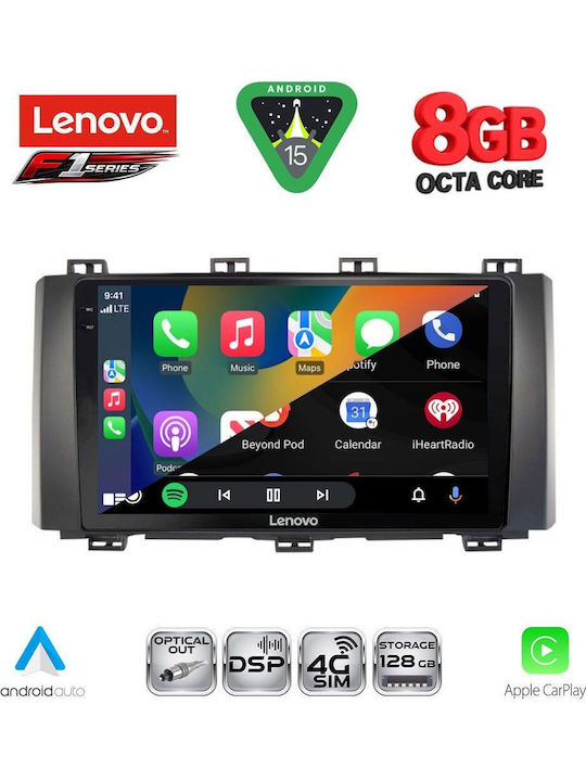 Lenovo Car Audio System for Seat Ateca 2017 (Bluetooth/USB/WiFi/GPS/Apple-Carplay/Android-Auto) with Touch Screen 9"