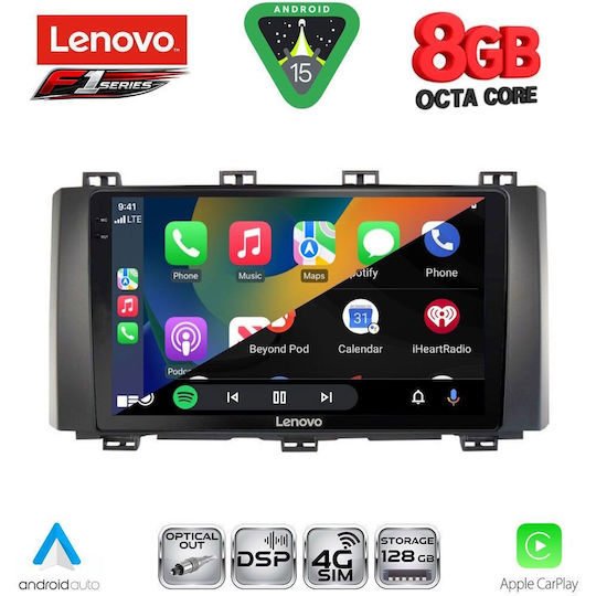 Lenovo Car Audio System for Seat Ateca 2017 (Bluetooth/USB/WiFi/GPS/Apple-Carplay/Android-Auto) with Touch Screen 9"