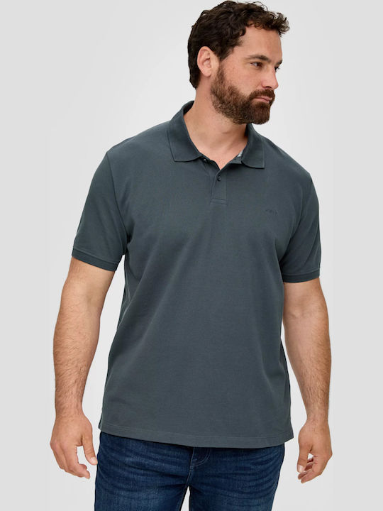 Short Sleeve Grey Polo Shirt