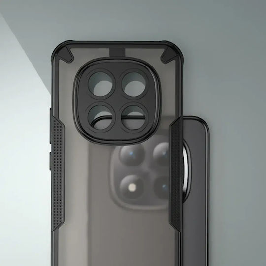 Tech-Protect Rugged Shield Back Cover Silicone / Plastic Black (Redmi Note 15 Pro+ / Poco M8 Pro)