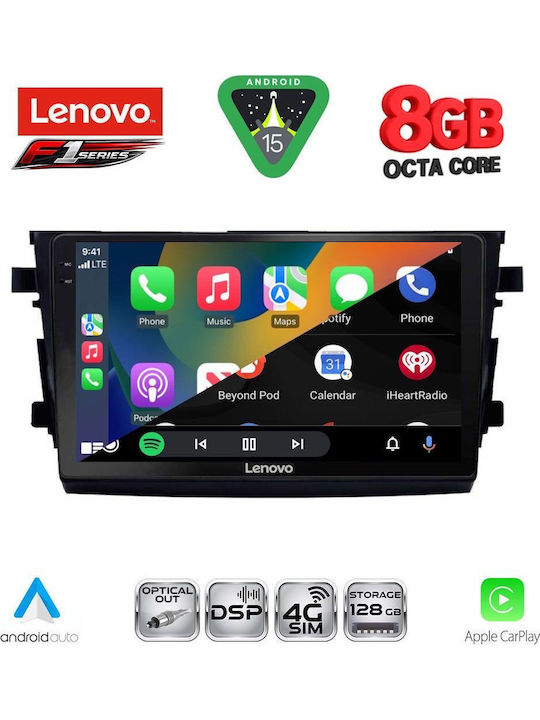 Lenovo Car Audio System for Suzuki Celerio 2015-2021 (Bluetooth/USB/WiFi/GPS/Apple-Carplay/Android-Auto) with Touch Screen 9"