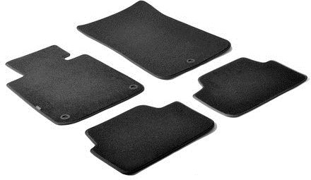 Lampa Set of Front and Rear Mats 4pcs for BMW Series 3 Black