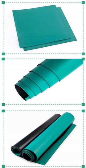 Esd Anti-static Mat Black Roll 0.6m X 10m Thickness 2mm
