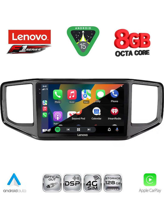 Lenovo Car Audio System for Volkswagen Amarok 2017-2022 (Bluetooth/USB/WiFi/GPS/Apple-Carplay/Android-Auto) with Touch Screen 9"