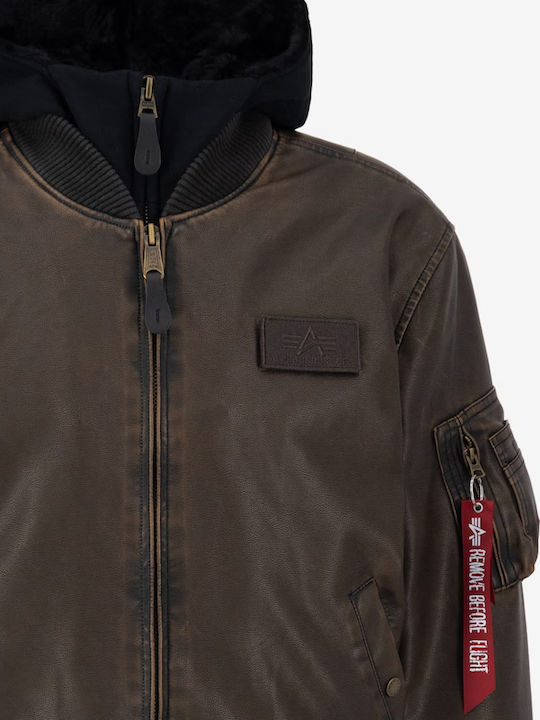 Ma-1 D-tec Jacket Bomber Vintage Brown